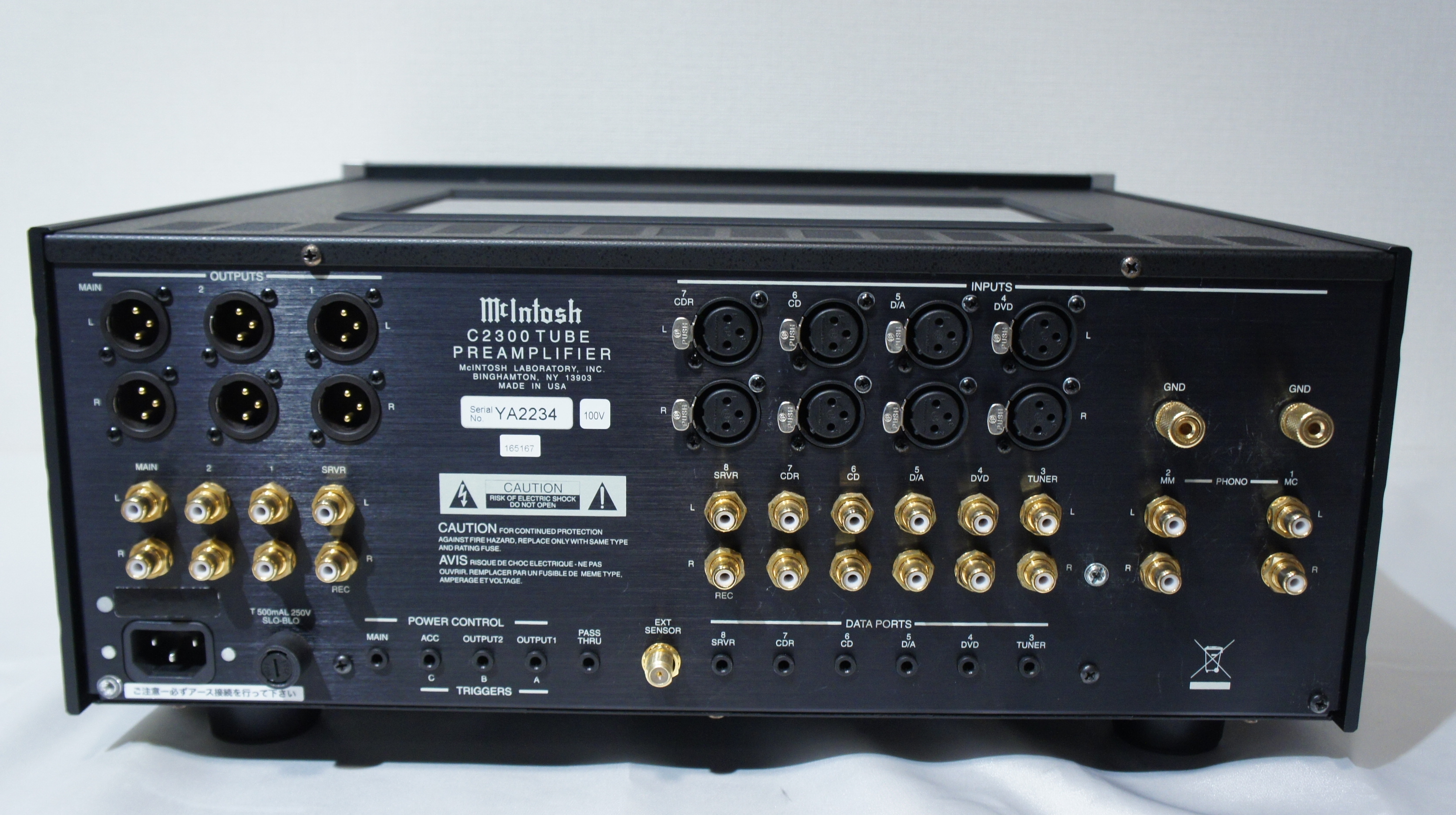 Mcintosh マッキントッシュ C-2300 真空管プリアンプ｜CAVIN 大阪屋